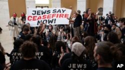 Пропалестинские протесты в одном из зданий Конгресса США2