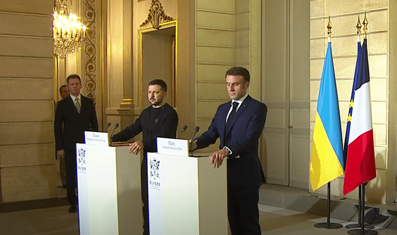 Украина подписала долгосрочный договор о безопасности с Францией