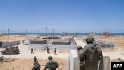 Американские военные соорудили пирс для доставки помощи населению Газы