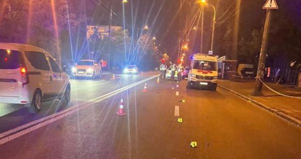 В Киеве пьяный водитель удирал от полицейских и насмерть сбил пешехода0