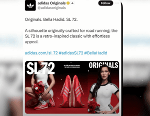 Adidas извинился перед Беллой Хадид за рекламу, связанную с мюнхенской Олимпиадой 1972 года
