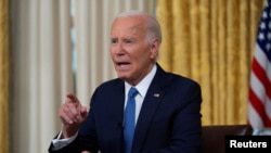 Президент Джо Байден в Овальном кабинете Белого дома. Июль 2024г.