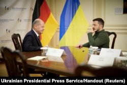 Владимир Зеленский встретился с Олафом Шольцем в Нью-Йорке 23 сентября 2024 года