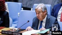 На Совбезе ООН Антониу Гутерриш осудил ракетный удар Ирана0
