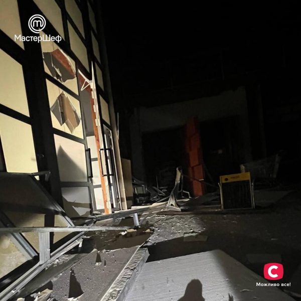 В результате атаки на Киев был поврежден съемочный павильон шоу