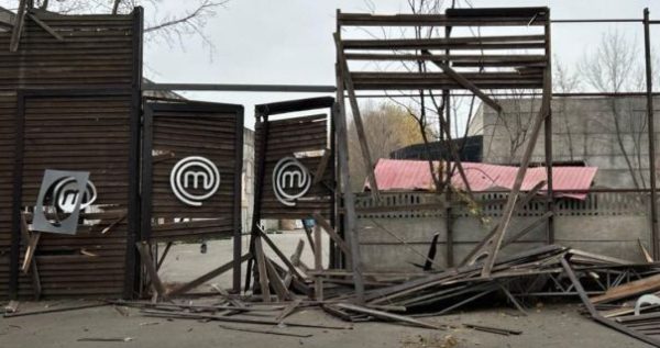 В результате атаки на Киев был поврежден съемочный павильон шоу