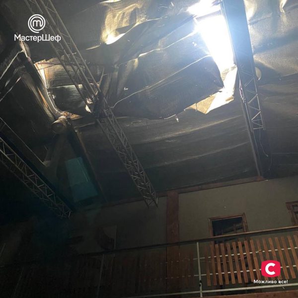 В результате атаки на Киев был поврежден съемочный павильон шоу