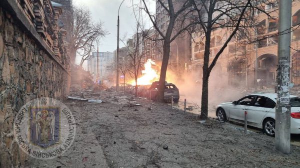 В КГВА показали последствия ракетной атаки по Киеву8