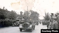 Парад вермахта перед частями РККА в Бресте. Архивное фото. 22 сентября 1939 г.