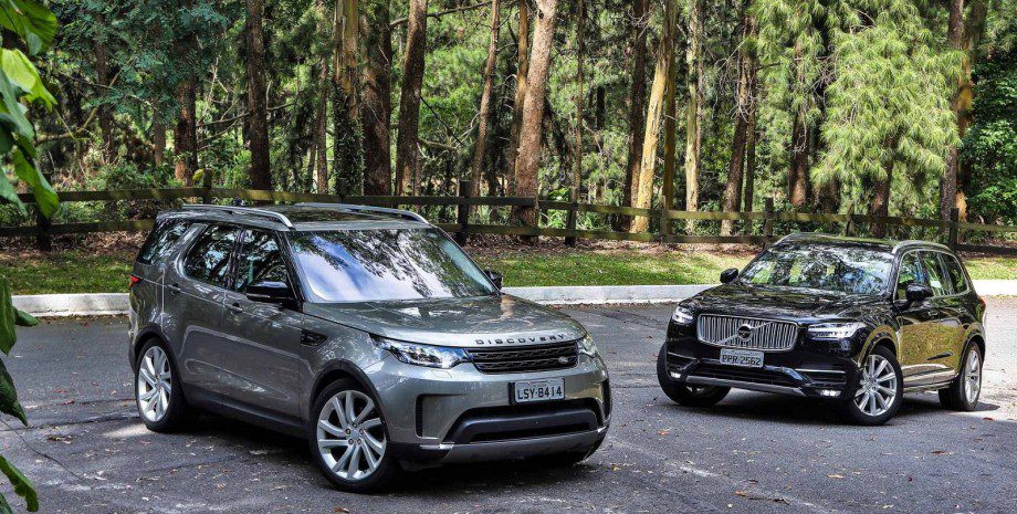 land rover discovery volvo xc90 land rover discovery volvo xc90, новые авто, лучшие новые авто, авто для рослых водителей