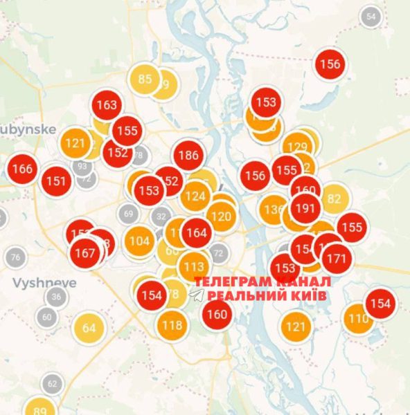 В Киеве резко ухудшилось качество воздуха2