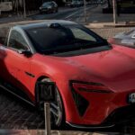 В Украину привезли мощный электрокар от Huawei без заднего стекла (фото)